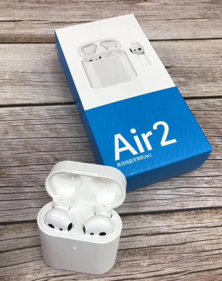 Bluetooth Earphone Best Quality Tws 1: 1 Air 2 Air 2 Wireless Earphone Earbuds for Earphone Air 2