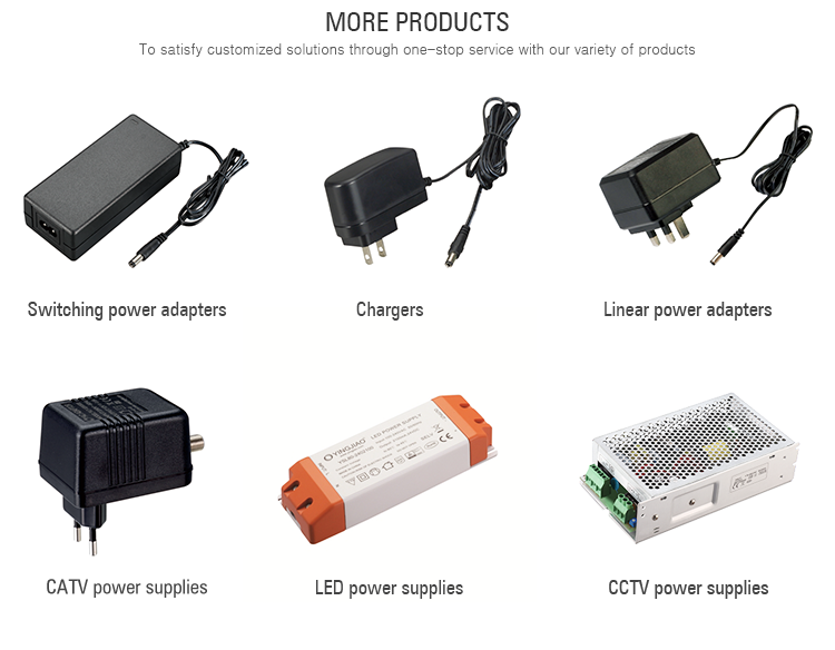 Adaptor Manufacturer 12V Wall Mount Charger Interchangeable Plug