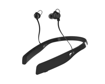 Auriculares Bluetooth deportivos con cuello halter y cancelación activa de ruido cableados e inalámbricos en uno